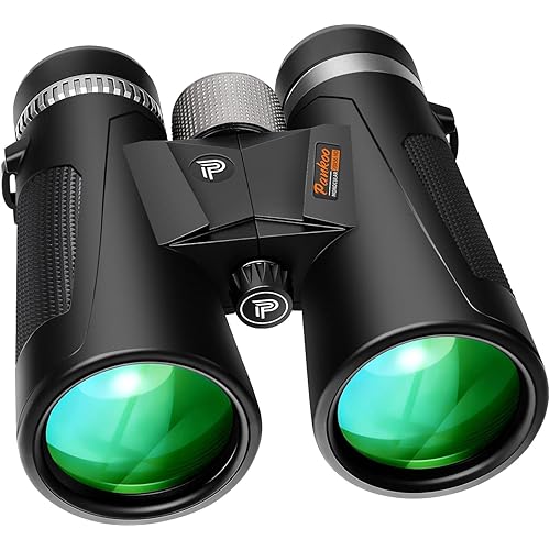 Pankoo 20x56 Binoculars for Adults High Powered - Large View Waterproof Binoculars with Clear Low Light Vision - Compact Binocular Essentials for Hunting Camping Cruise Travel Bird Watching Sports