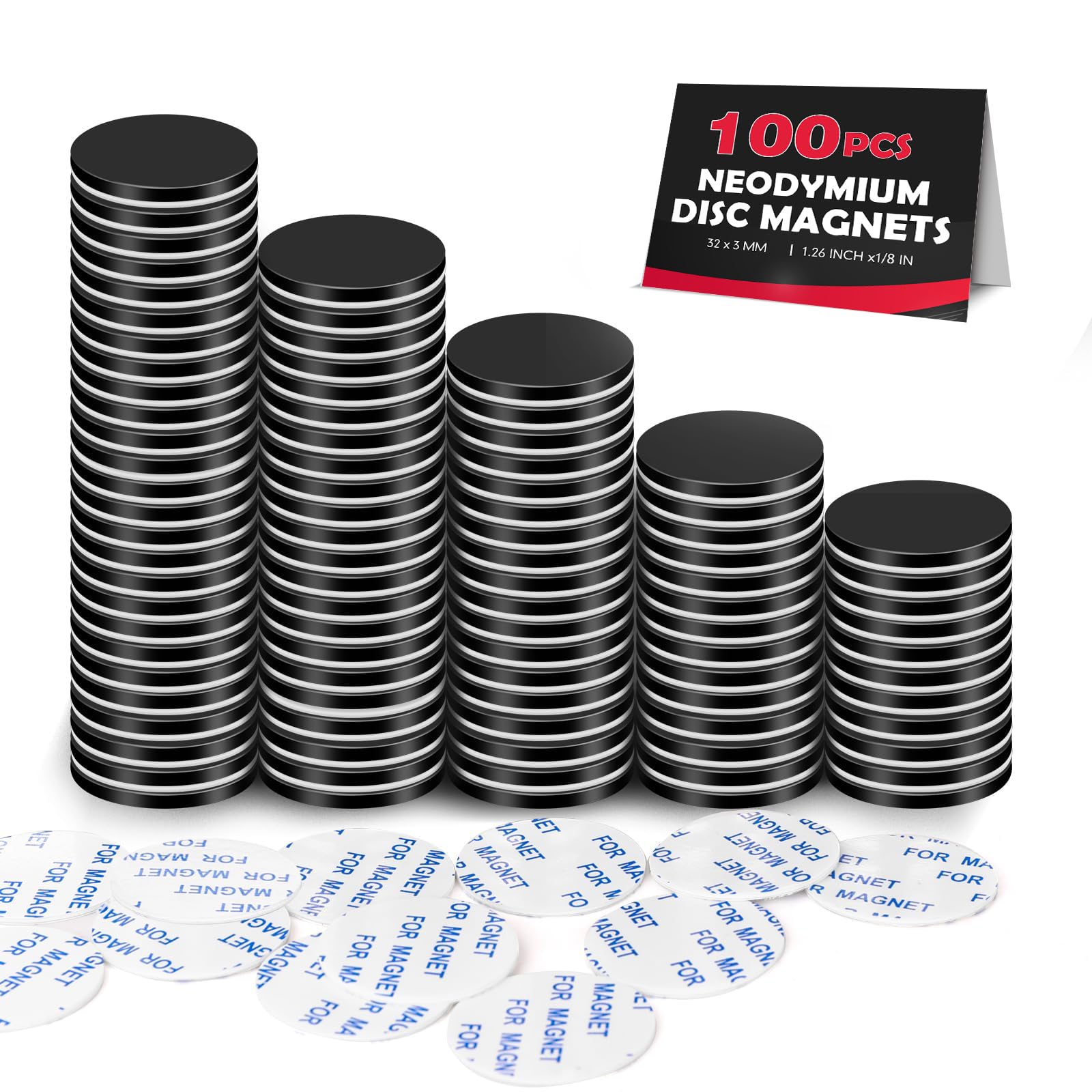 LOVIMAG Strong Magnets Neodymium Magnet 12 Pack Rare Earth 1.26x1/8 inches — Amazon image 21