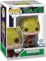 Funko Pop! Marvel: Demolidor em loja de terno amarelo exclusivo