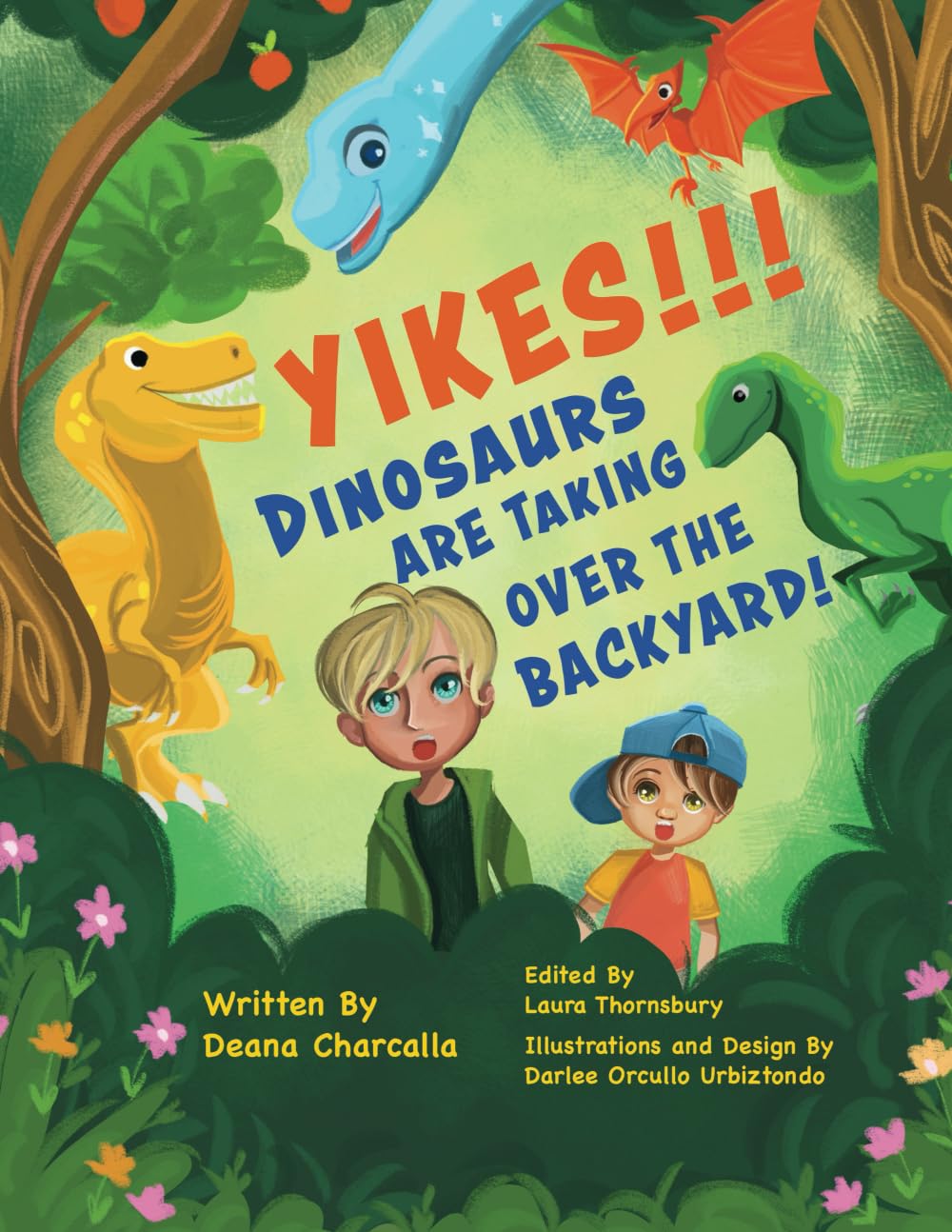 Yikes! Dinosaur's Are Taking over the Backyard: The imagination runs wild with these two children. In this Dinosaur books for kids, Dinosaur picture ... Kids ages 4-10, Dinosaur information books.
