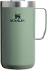 Taza STANLEY Everyday Camp de 24 oz | Tapa con boquilla | Taza para café, té y bebidas | Taza de café de acero inoxidable aislado | Libre de BPA | Hammertone Green Acero inoxidable 1