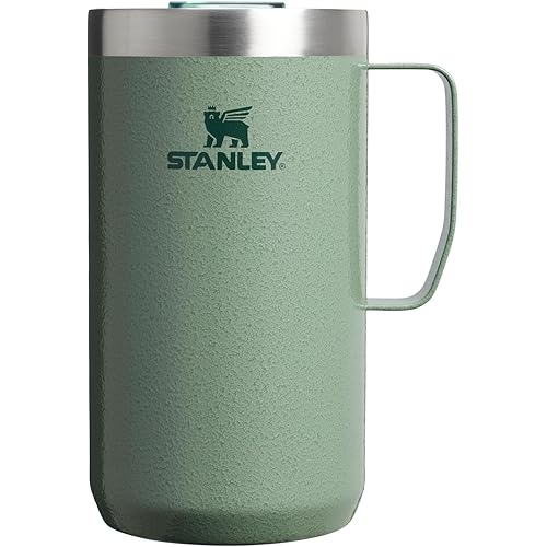 Stanley Everyday Camp Mug | Drink Through Lid | Cup for Coffee, Tea and Drinks | Insulated Stainless Steel Coffee Mug | BPA-Free