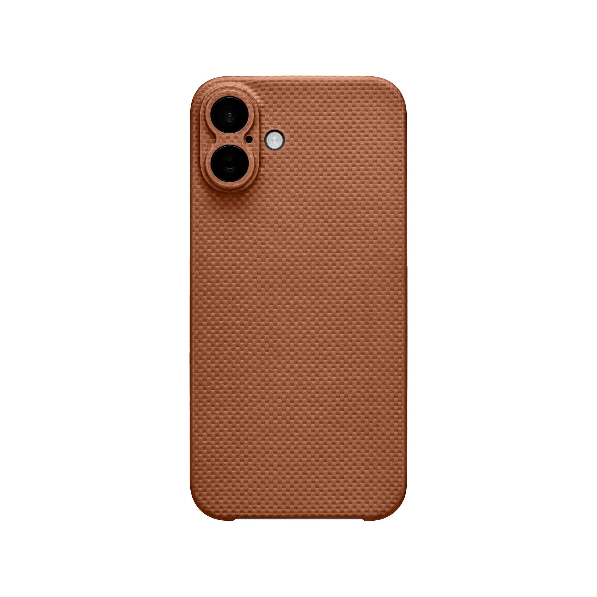 Latercase | Compatible with iPhone 16 Plus | Coffee | Durable iPhone 16 Plus Phone Case | 0.6mm Thin Aramid Fiber, 10 Grams, Precision Lasercut, Full