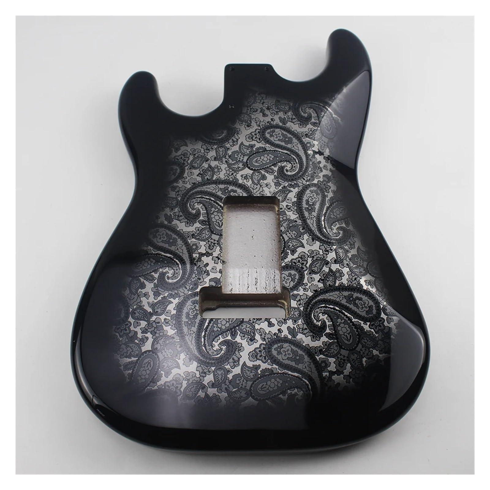 Corpo for chitarra elettrica ST Black Paisley HSS Tremolo System, legno di ontano nordamericano, compatibile con Fend