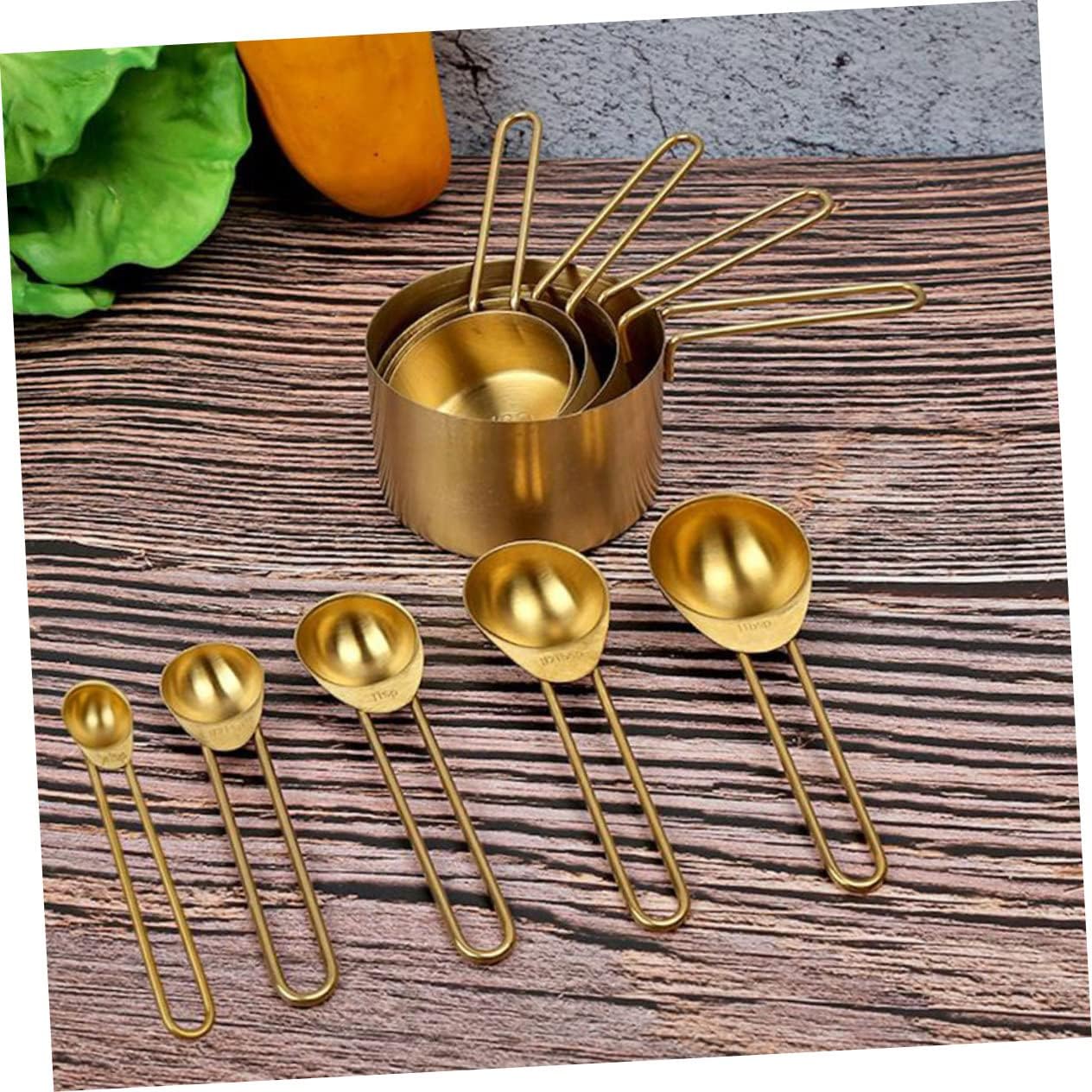 1set Convenient Measuring Spoon and Cup Set Household Measuring Accurate Cooking and Baking Easy to Read Markings Comfortable Handle for Cooking Enthusiasts