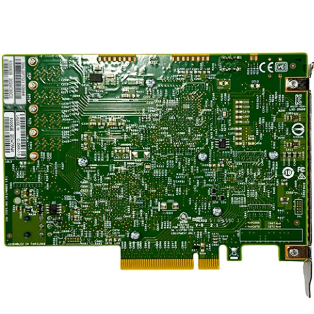 Carte HBA LSI 9300-16i IT Mode PCIe SATA 16 Ports 12Gbps PCIe 3.0 x8 Contrôleur SAS avec 4x SFF-8643 pour NAS ZFS TrueNAS