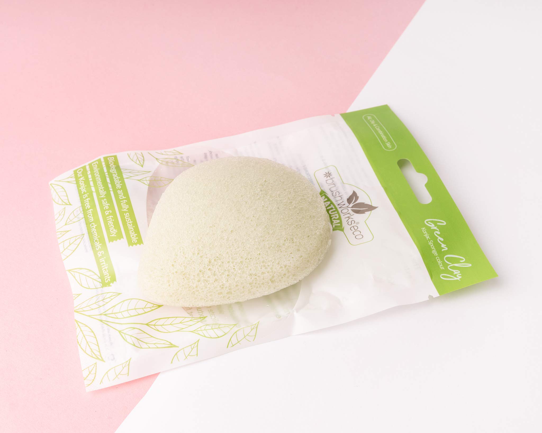 Brushworks Konjac gąbka - Zielona glina