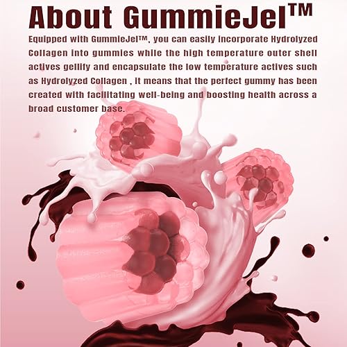 Miniatura 6 de Gomitas de colágeno hidrolizado sin azúcar 800 mg de múltiples péptidos tipo I II III V y X además de biotina queratina y vitamina para mujeres y