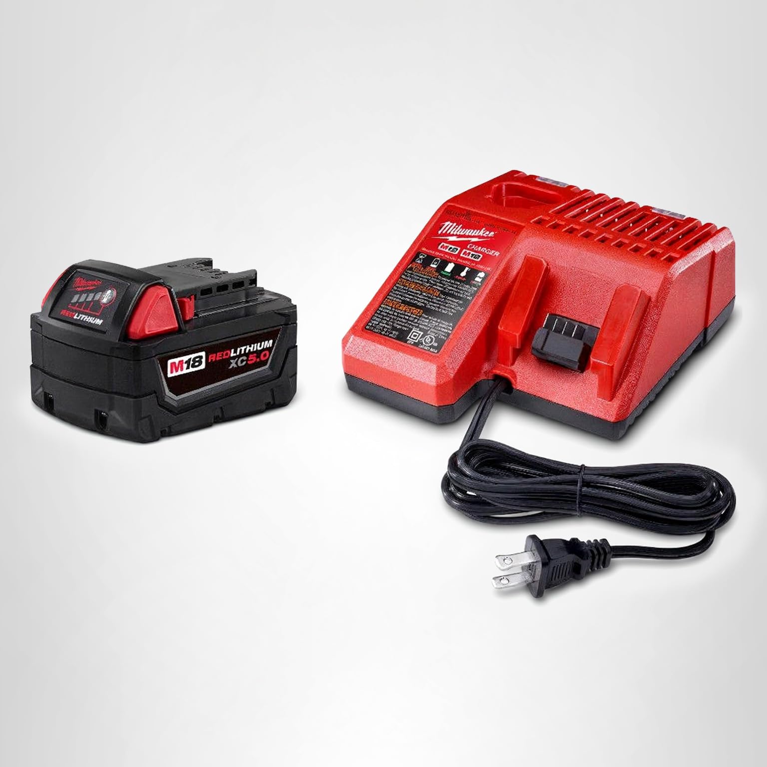 m189 N205 おまとめ Milwaukee 48-59-1850 M18 Xc 5.0 Starter Kit - Amazon.com