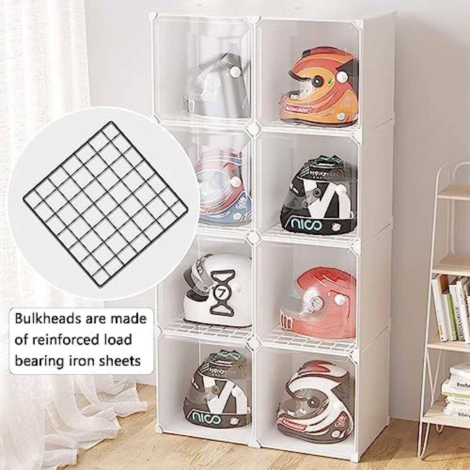 Grizzly コット用フレーム 収納バッグ付き Amazon｜床置き自転車ヘルメットホルダーシューズバッグ棚、帽子