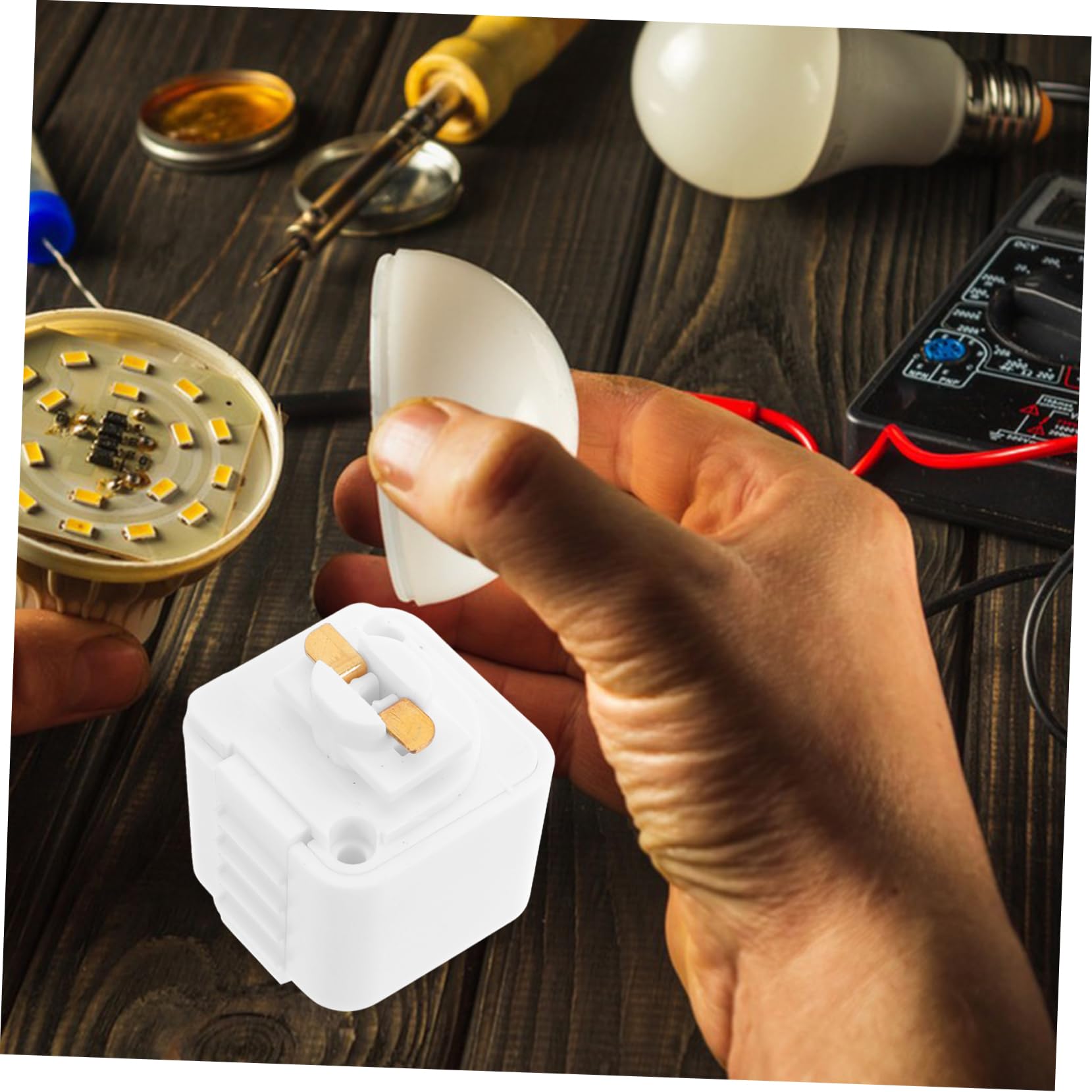 Fitting Adapter voor Lamphouders E27 => E14 Wit
