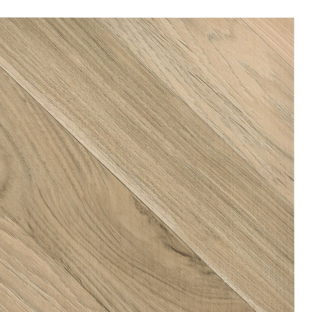 Materiały budowlane, wykładziny podłogowe i dywanSamoprzylepne deski podłogowe 55 szt. PVC 5,11 m² Brązowe paski