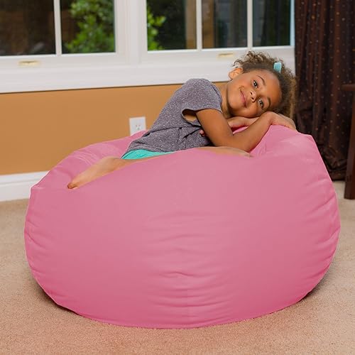 Miniatura 6 de Puf grande y cómodo sillones tipo puf grandes con funda extraíble para niños, adolescentes y adultos, muebles de tela de poliéster para todas las