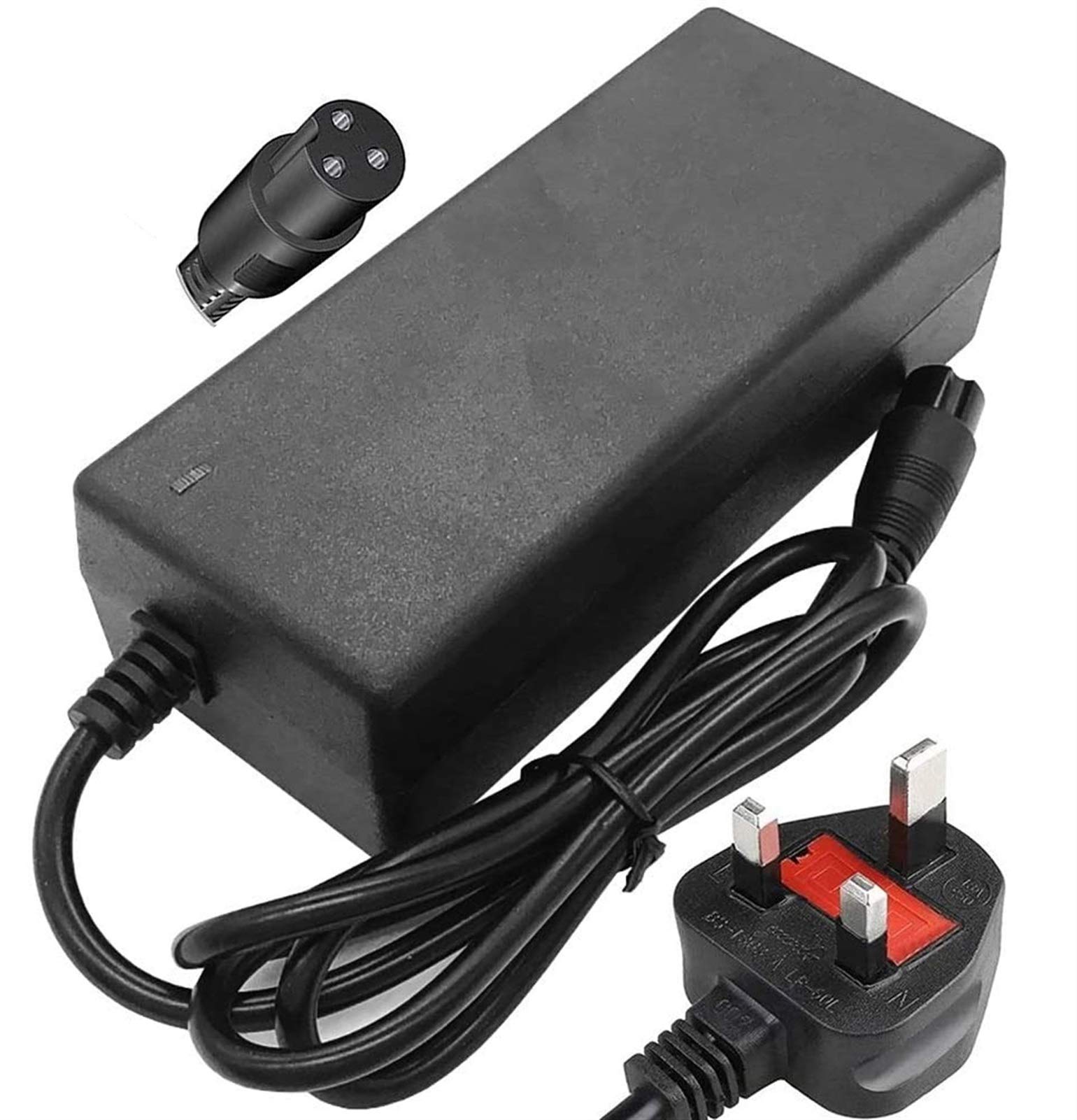 hailong Scooter Charger, 42V 2A AC Power Adapter Battery Charger for Electric Self-Balancing Scooter - Two Wheel Smart Drifting Board - Segway Hoverboard UK Universal Charger 3 Pin