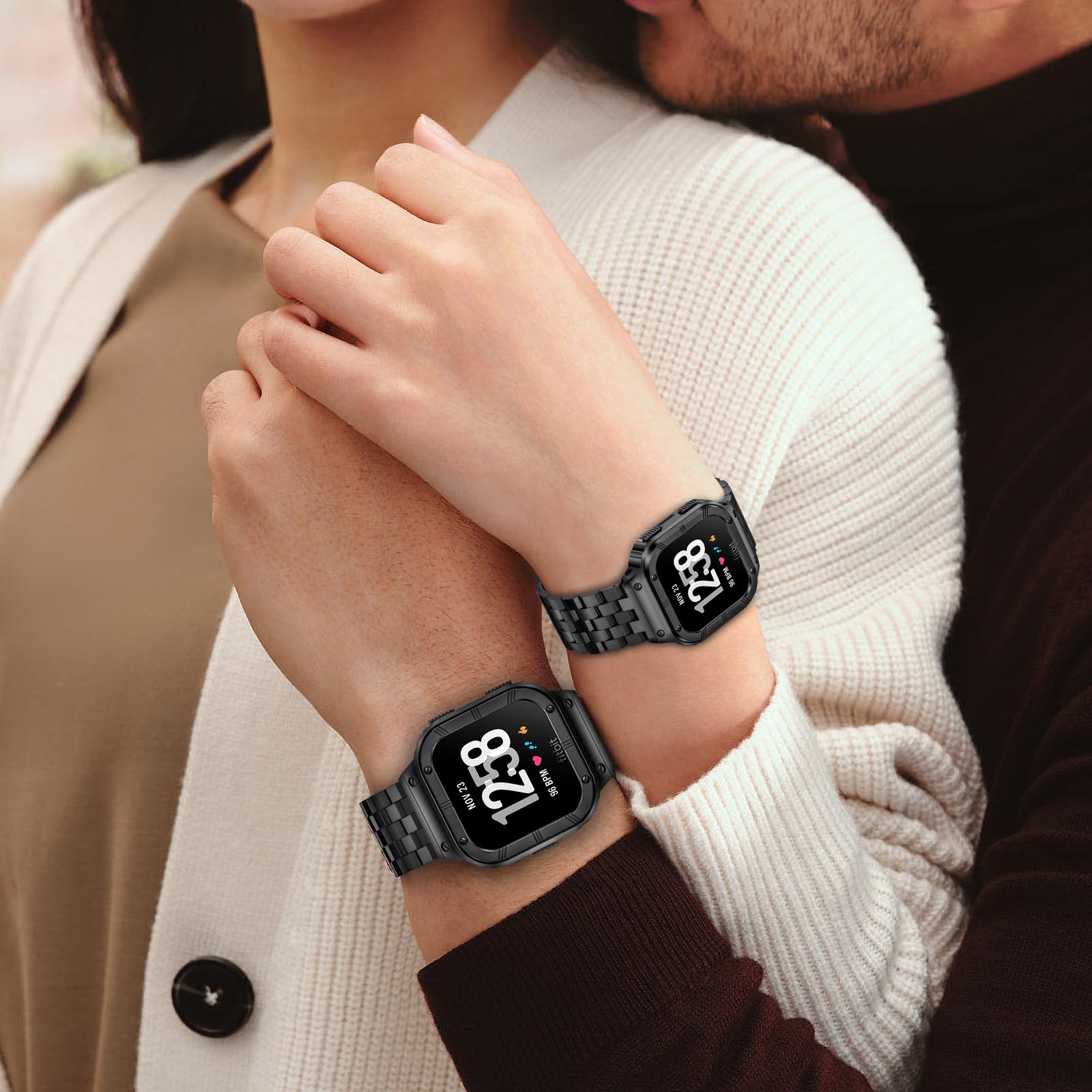 Vancle Armband Für Fitbit Versa 4/3 & Sense 2/1 – Verstellbares Silikon-Armband, Diverse Farben