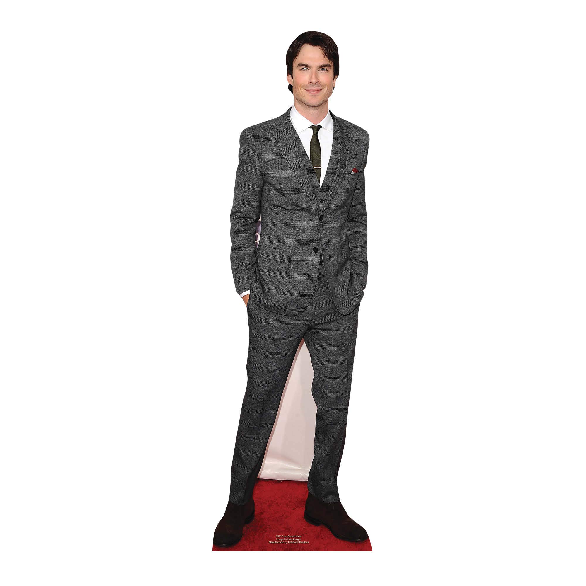 Star Cutouts Small Cardboard Cutout l Ian Somerhalder l Actor l Smart Suit l Gifts for Fans, Birthdays & Parties