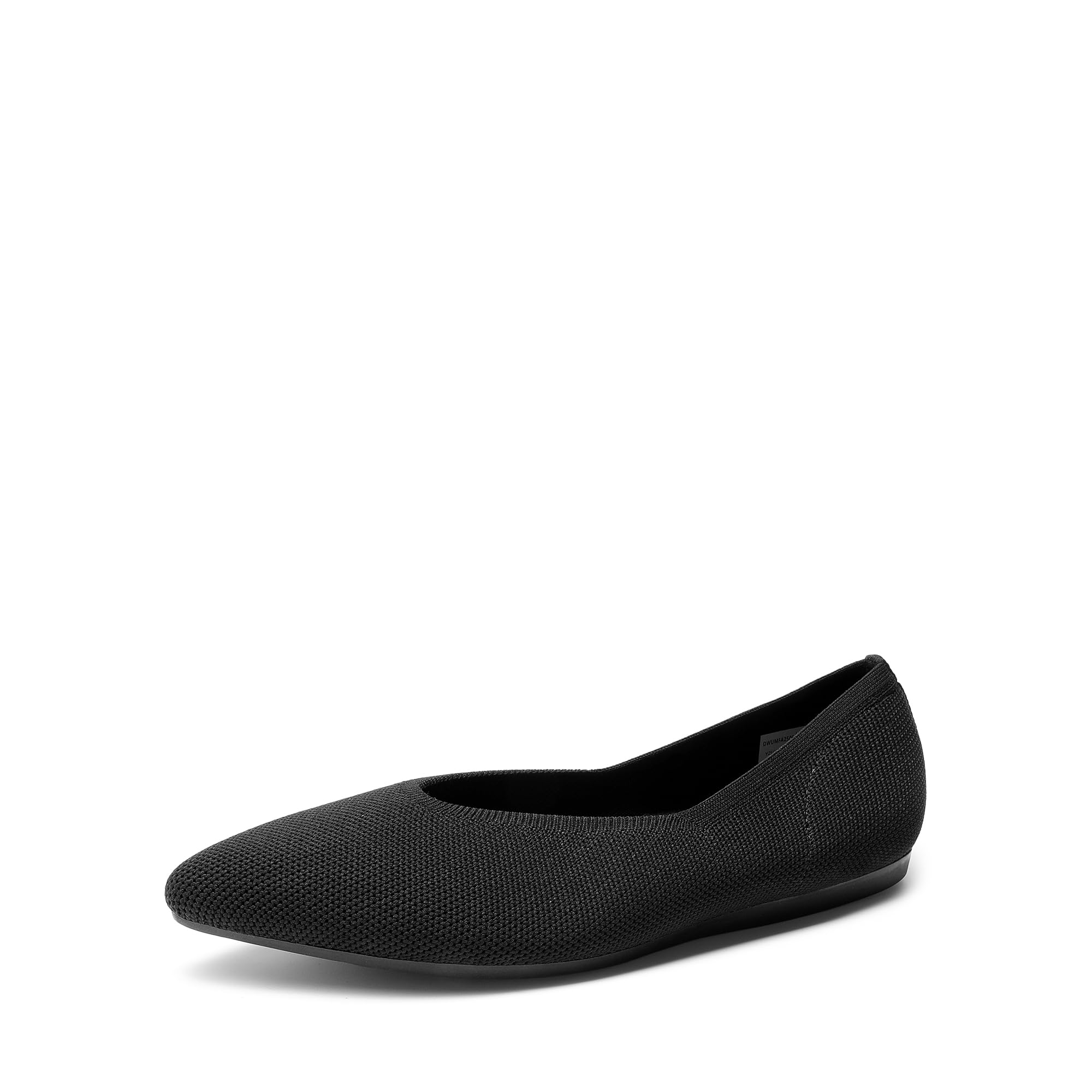 DREAM PAIRS Damen Ballerinas Flache Schuhe mit spitzem Zehenbereich für Damen, atmungsaktiv, gepolstert, gestrickt, mit Fußgewölbeunterstützung, Damenschuhe für Bequeme