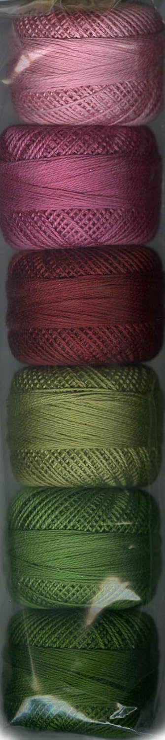 Presencia Pearl Cotton Size 12 Thread Sampler Pack Yuletide