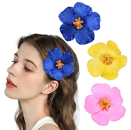 Miniatura 9 de Pinzas de espuma hawaiana para mujer, diseño de plumeria, moño, para novia, boda, playa, tropical, vacaciones, fiesta, decoración para el cabello (3