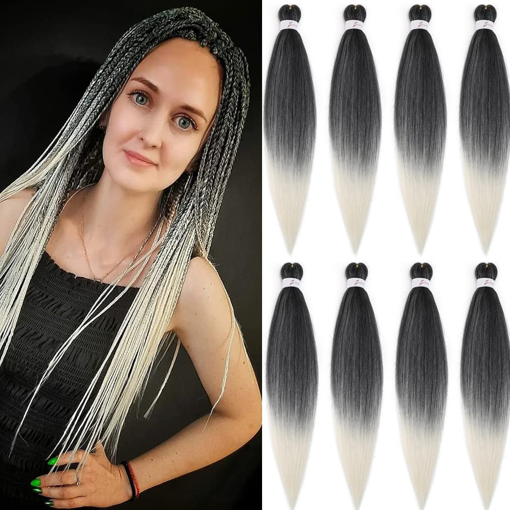 Buy Pre Stretched Braiding Hair 26 Inch 8 Packs Professional Braiding