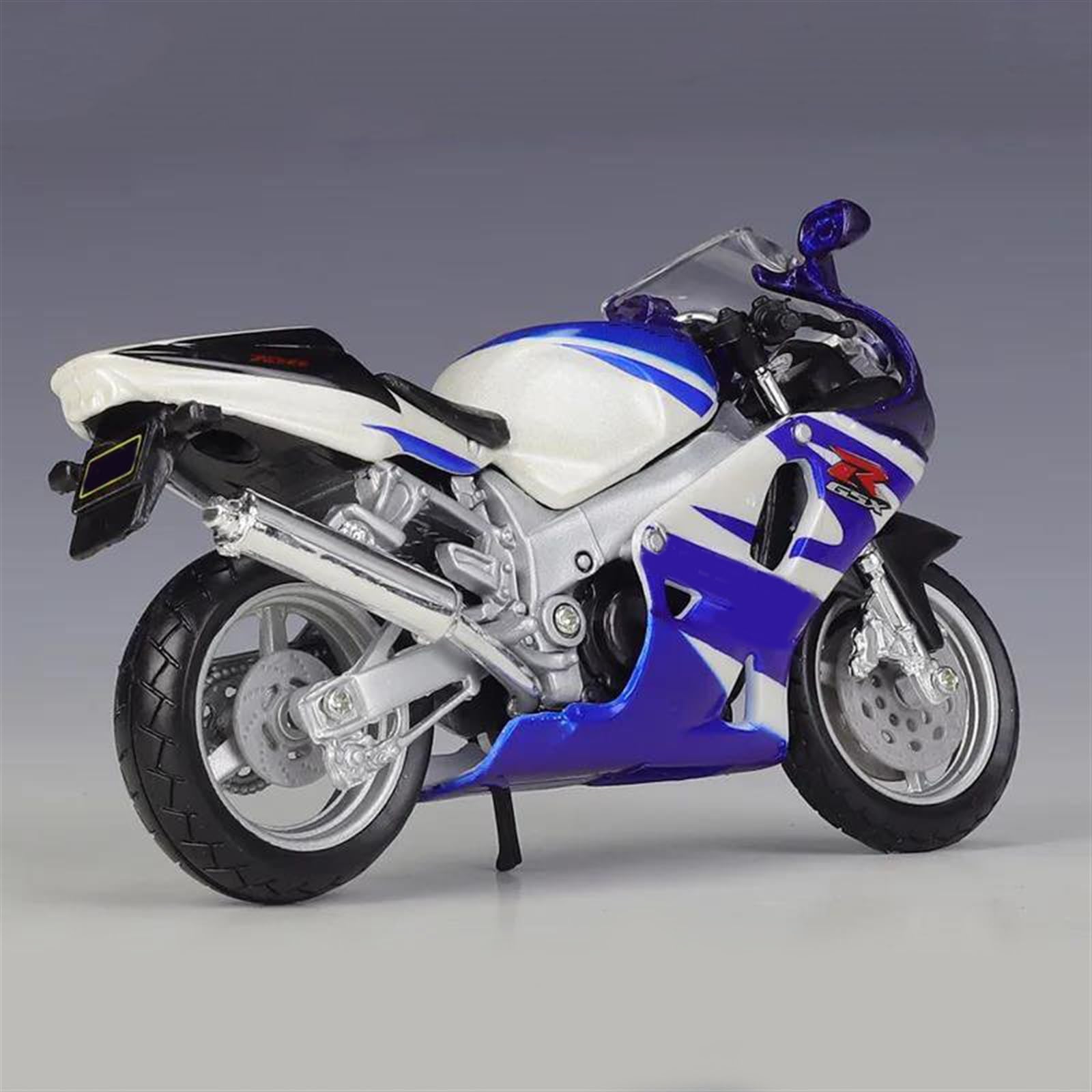 Modello Moto Modello In Metallo Collezione Di Simulazione Fonde Sotto Pressione Regali Per Per SUZUKI GSXR750 1/18(Blue With retail box)