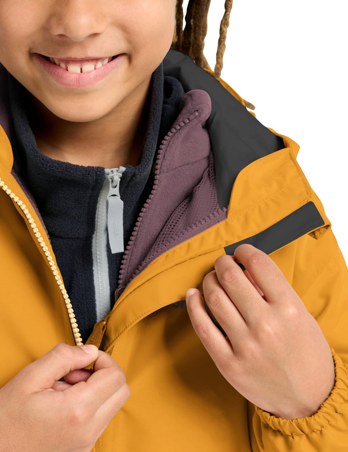 Jack Wolfskin Kurtka Dziewczynki Iceland 3in1 Jkt K