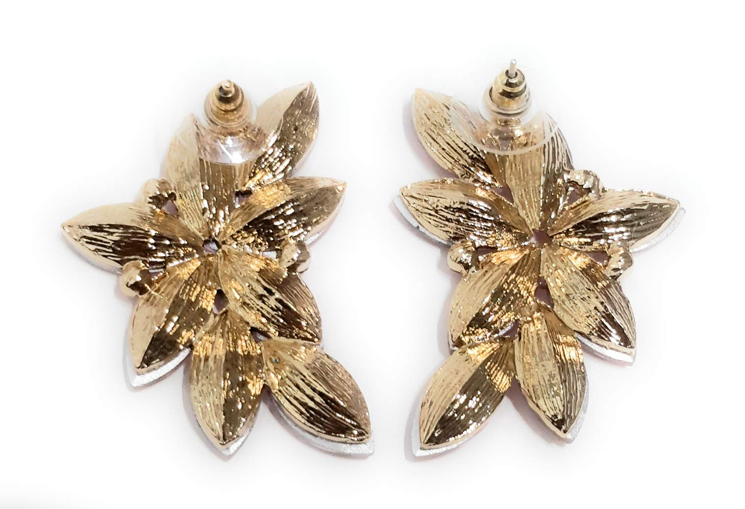 Pendientes largos grandes mujer bisutería alta gama cristales de colores espectaculares fiesta boda