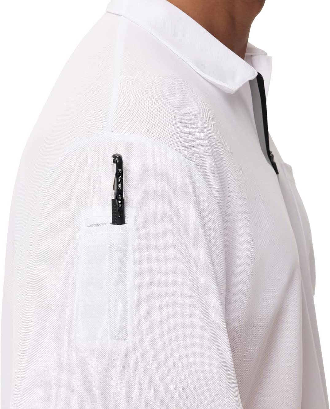 MOHEEN Men's Moisture Wicking Short Sleeve Polo Shirts UPF 50+ Lightweight Performance Golf Shirts M-6XL