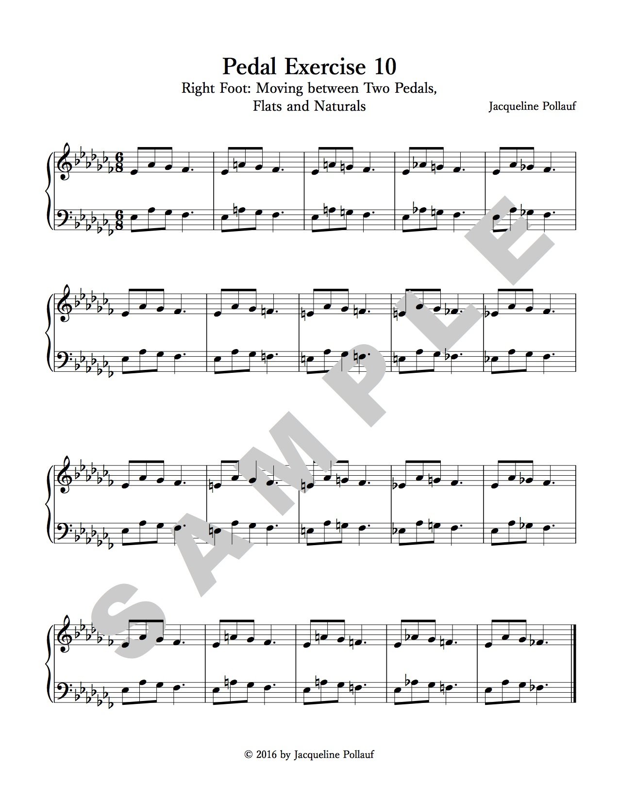 Pedal Exercises for Harp - Image 3