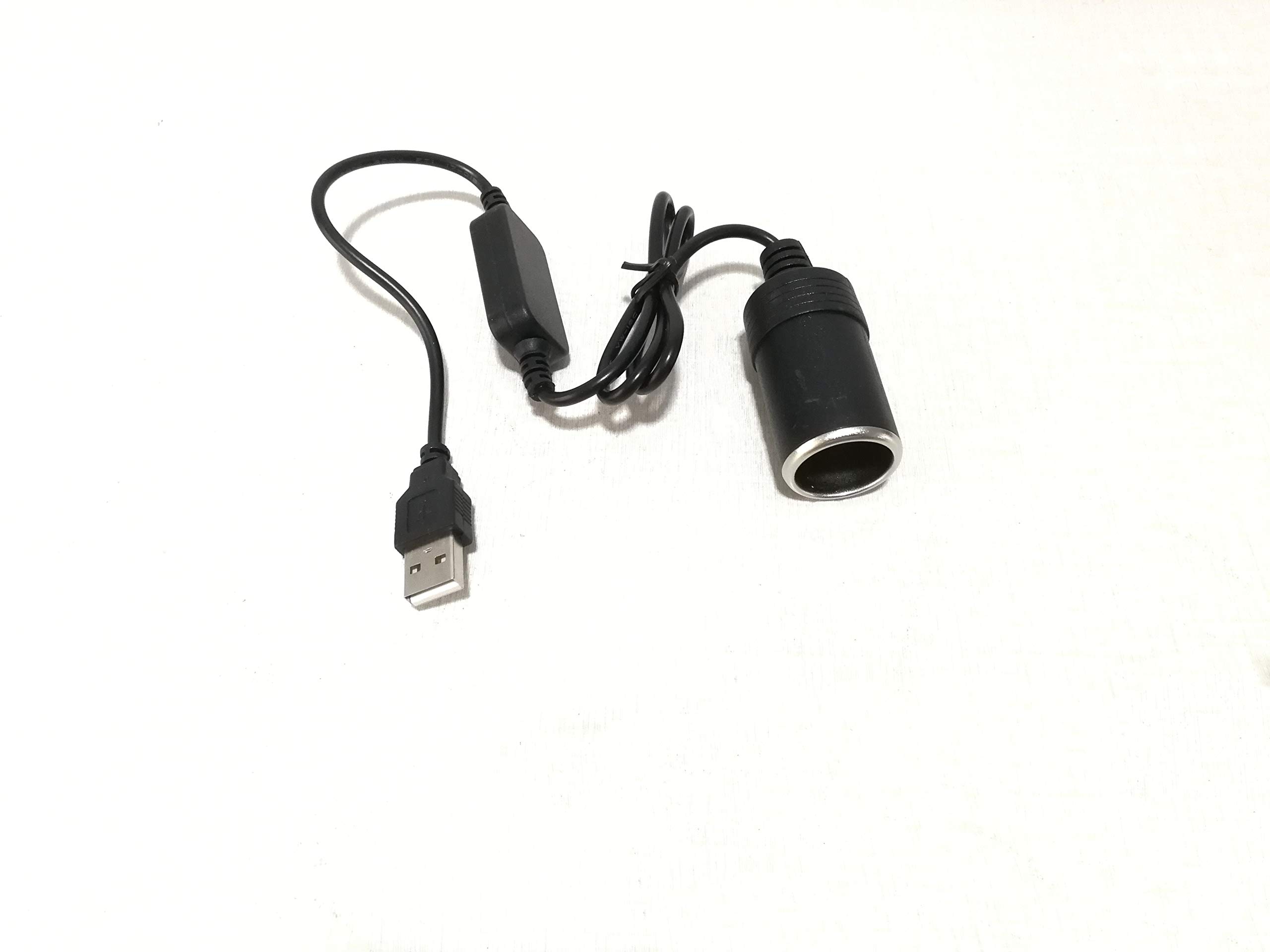 Accendisigari da auto USB a 12 V, presa femmina Step Up cavo USB a 12 V, cavo convertitore femmina adatto per registratore di guida, cane elettronico, caricatore da auto