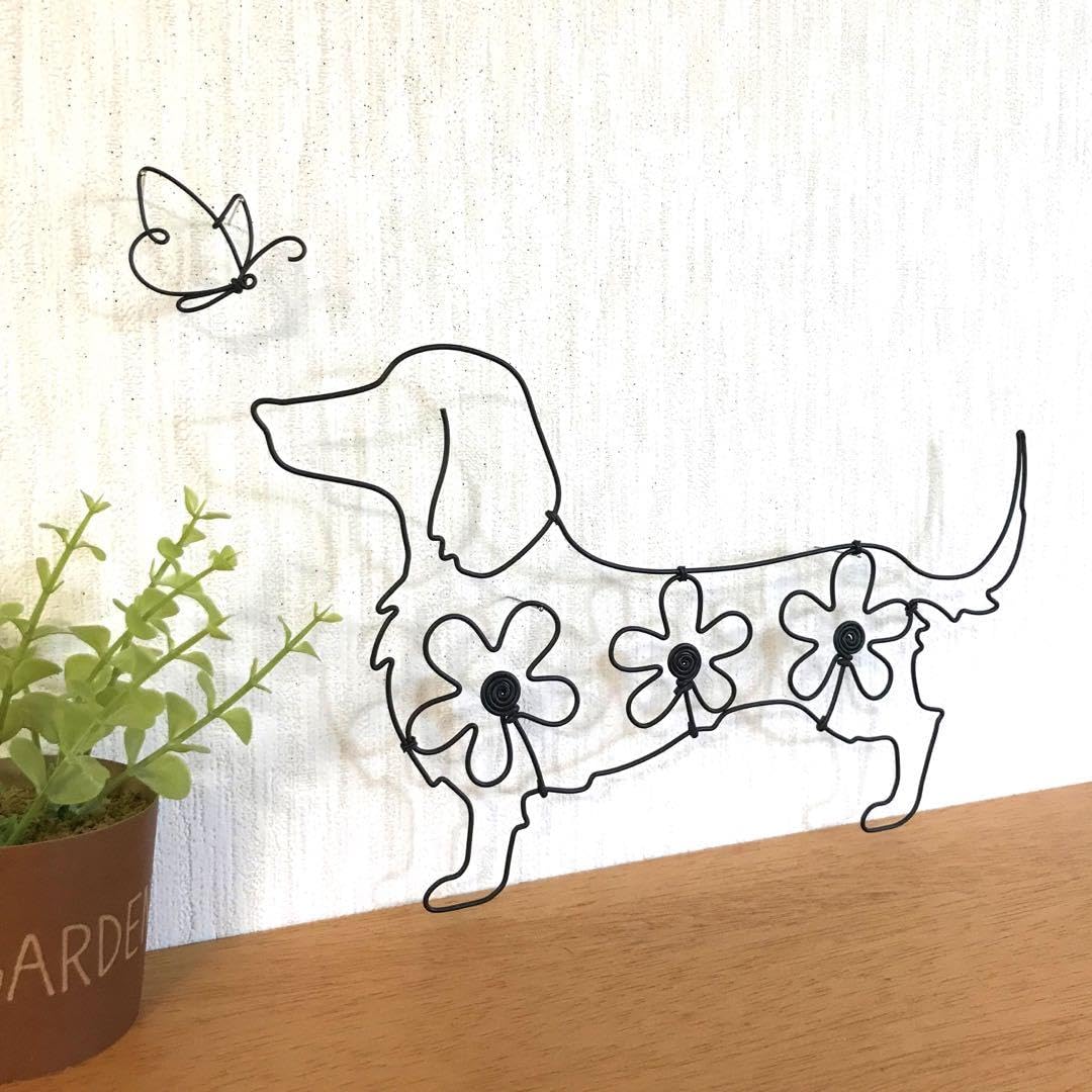 Amazon.co.jp: ワイヤークラフト アート ダックスフンド 犬