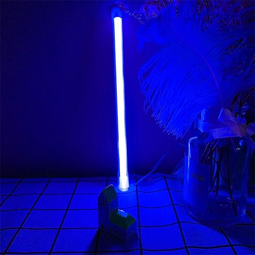 Vista 20 de Letras de neón azules, letreros LED que funcionan con pilas, luces LED del alfabeto, letrero de marquesina, letras decorativas de marquesina, luces