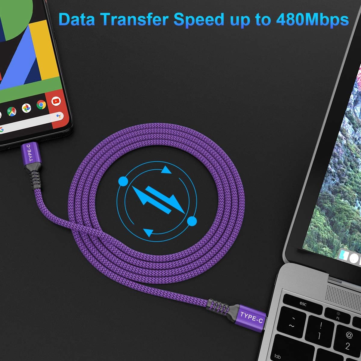 Up To 60% OFF USB C to Type C 100W Cable 10FT 2Pack,Power Delivery Fast Charging PD Charger Cord for MacBook Mac,iPad Pro 11 12.9 Air 4 5 5th 4th Mini 6 6th Generation,Samsung Galaxy S10 S20 S21 S22 22 Plus Ultra Free Shipping Over $50 USB C to Type C 100W Cable 10FT 2Pack,Power Delivery Fast Charging PD Charger Cord for MacBook Mac,iPad Pro 11 12.9 Air 4 5 5th 4th Mini 6 6th Generation,Samsung Galaxy S10 S20 S21 S22 22 Plus Ultra