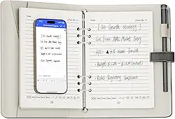 Caneta de sincronização inteligente para anotações, caderno digital com caneta, permite caligrafia sincronizada, ocr para texto, armazenamento offline, gravação de áudio e compartilhamento de