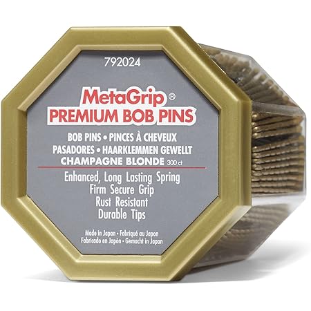 MetaGrip Premium Blonde Bobby Pins, 300ct