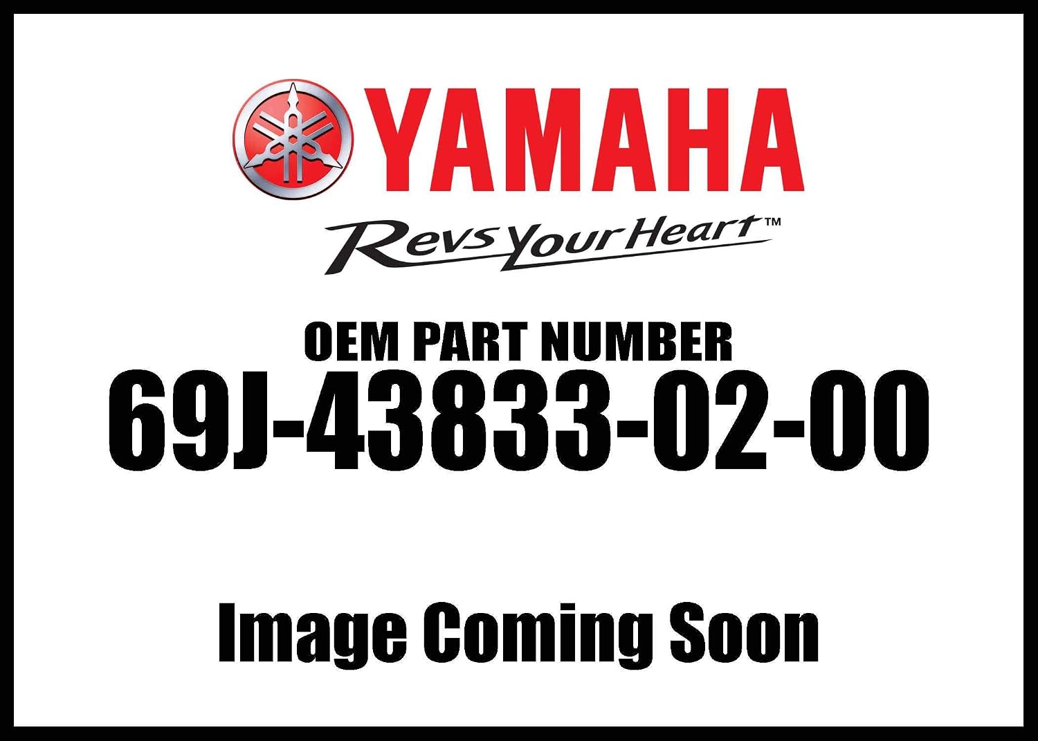 Yamaha New OEM 69J-43833-02-00 Pipe 69J438330200