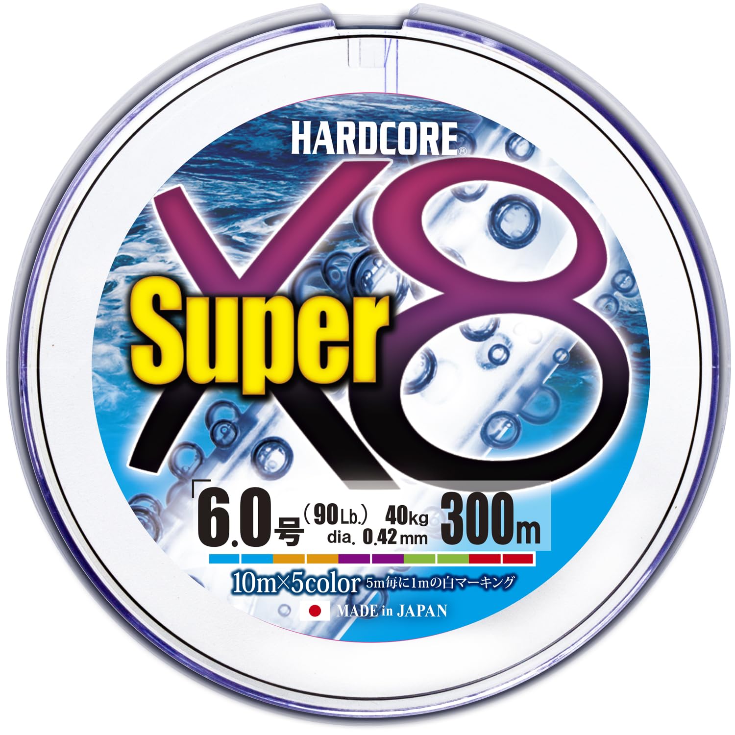 DUEL Hardcore Super X8 Braided Line 300 M 0.420 mm
