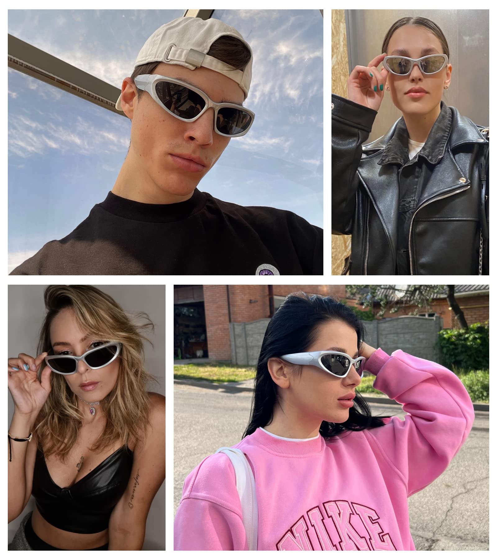 Long Keeper Polarised Wrap Around Sunglasses for Women Men Y2K Trendy Sunglasses Fashion Sun Glasses UV Protection for Driving Sport Fishing - Image 4