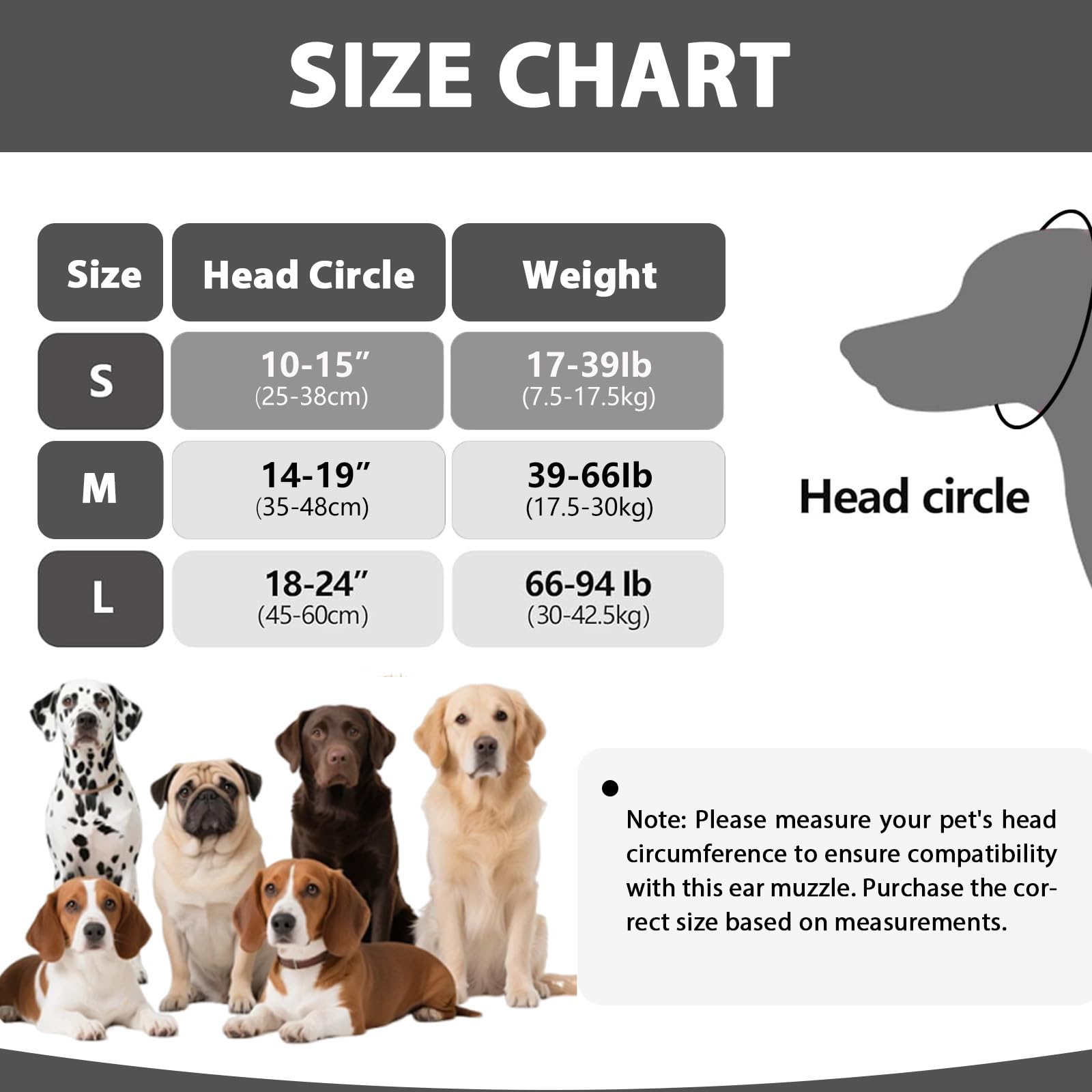 Adhiper Cuffie antirumore per cani, impermeabili, per toelettatura, bagno