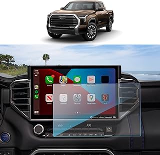 for 2022 2023 2024 Toyota Tundra Screen Protector 2024 Tundra 14 Inch Navigation Display 2022 2023 2024 Tundra Limited/Platinum/1794 Edition/TRD Pro/Capstone Screen Protector 2022 2023 2024 Tundra XK70 Tempered Glass Screen Protector 2022 2023 2024 Tundra Accessories 9H Hardness HD Clear Tundra Third Generation GPS Touch Screen Protective Film for 2022 2023 2024 Toyota Tundra Limited/Platinum/1794 Edition/TRD Pro/Capstone