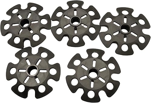 5 unidades de cesta de esquí de barro extraíble, cesta de copo de nieve, cesta de esquí de barro extraíble, accesorio de repuesto para bastones de