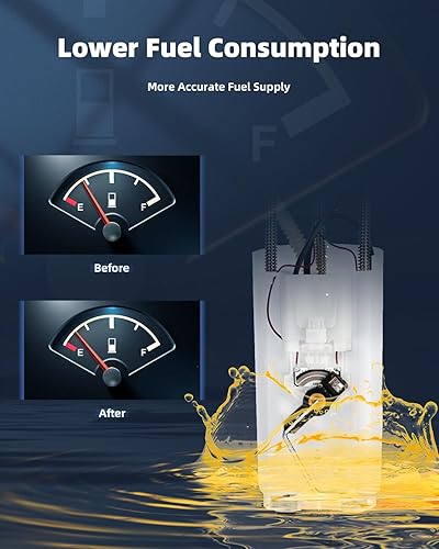 Miniatura 7 de ECCPP Conjunto de bomba de combustible para: Chevy, GMC, Isuzu 2,2 litros 4 Cil. MU1756 MU110 E3943M 67349 P74755M