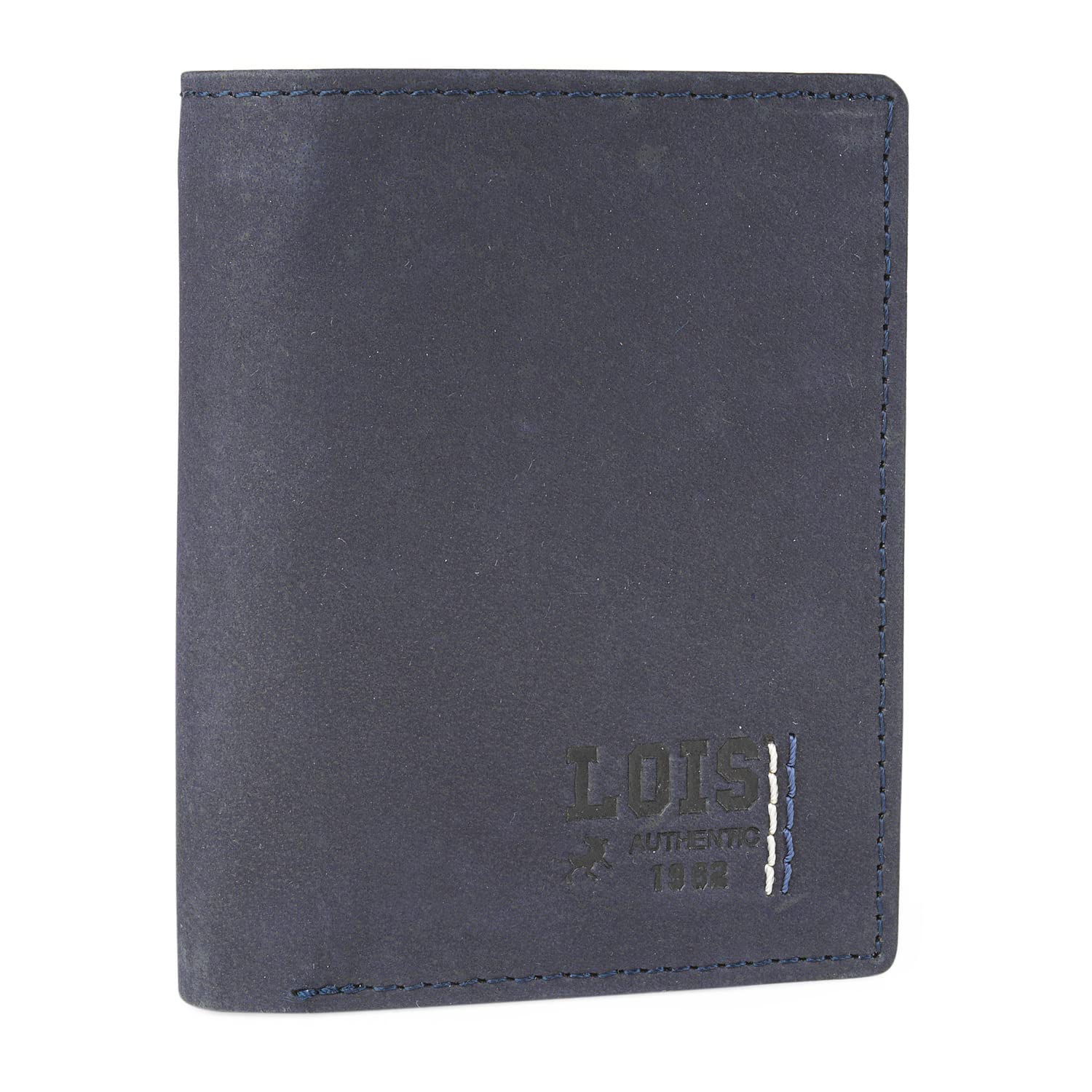 Lois - Portafoglio Uomo Pelle - Portafoglio e Portamonete - Portafoglio Uomo Slim con Scomparto per Carte - Portafogli Uomo Vera Pelle - Portafoglio Uomo Piccolo RFID, Marrone