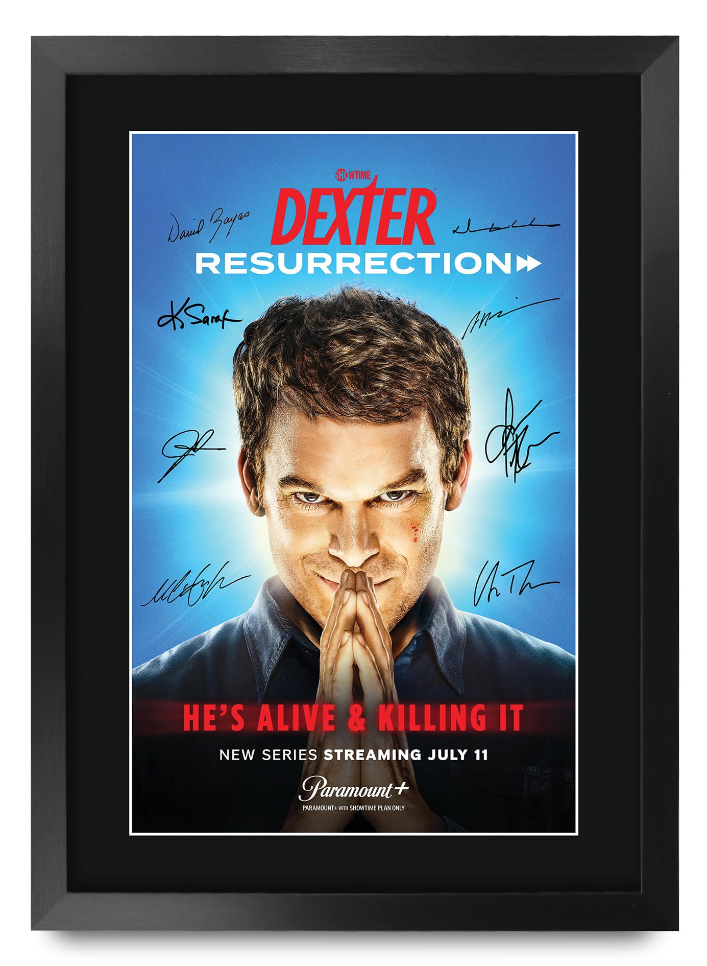 HWC Trading Dexter 3 Resurrection Gifts Printed Signed Autograph
