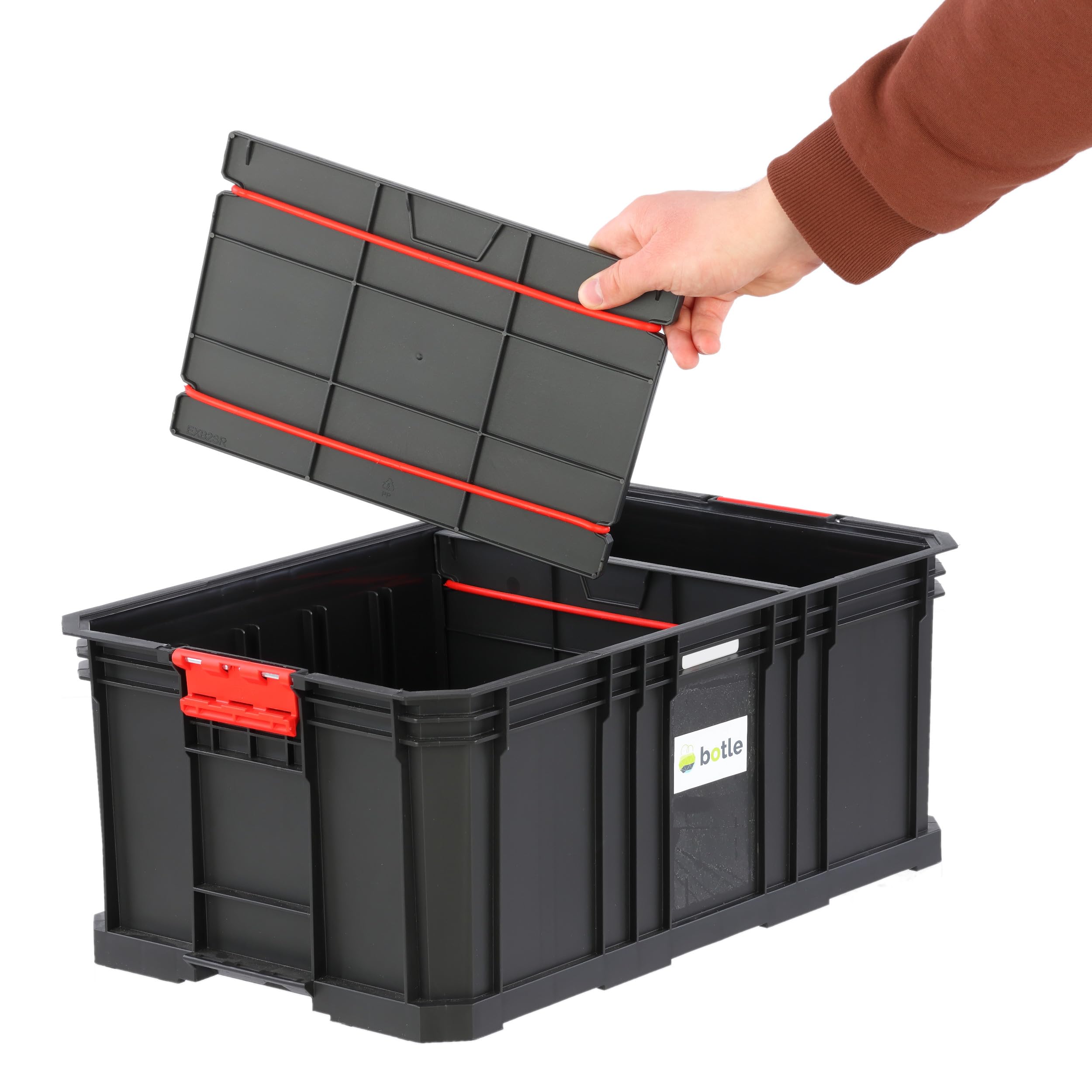 Boîte à outils avec 2 compartiments - Modulaire Basic Series