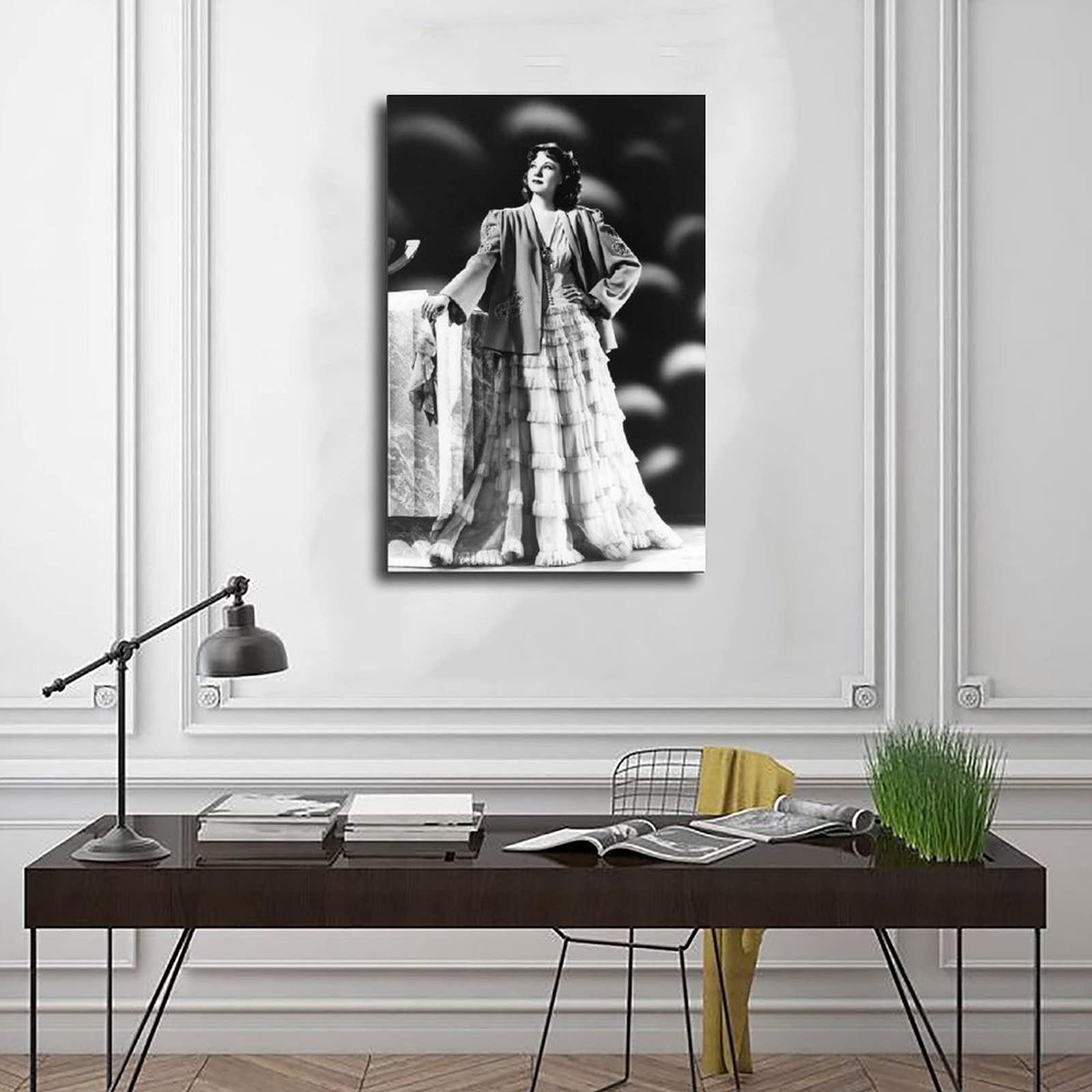 XIAGN Caroline Munro Leinwand-Bild - Wanddekoration Für Wohnzimmer & Schlafzimmer (30x45cm)