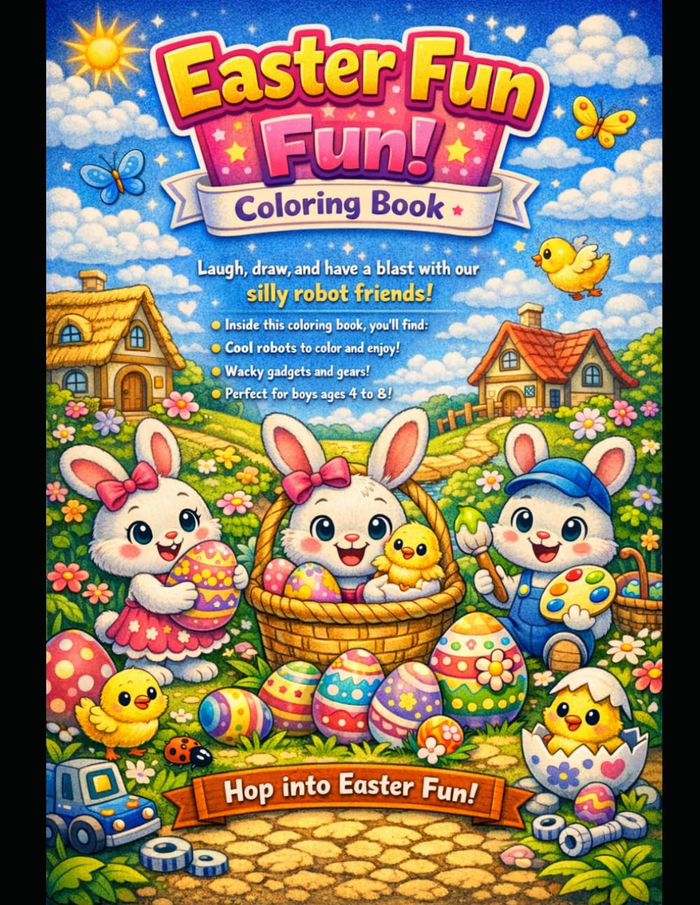 Easter fun: Fun colouring book