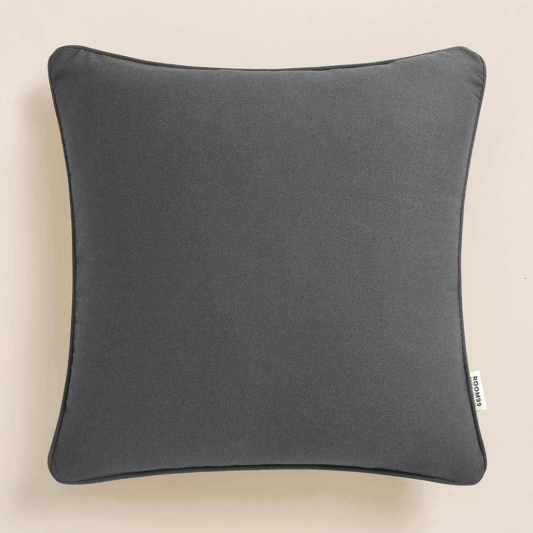 ROOM99 Pure Decorative Cushion Cover Throw Cushion Cover Aesthetic Modern Bedroom Living Room Decor Pink 40 x 40 cm