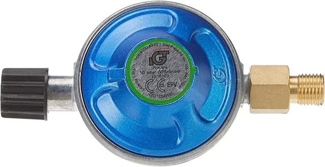 tepro 8567 regulator ciśnienia kartuszy gazowych, srebrny