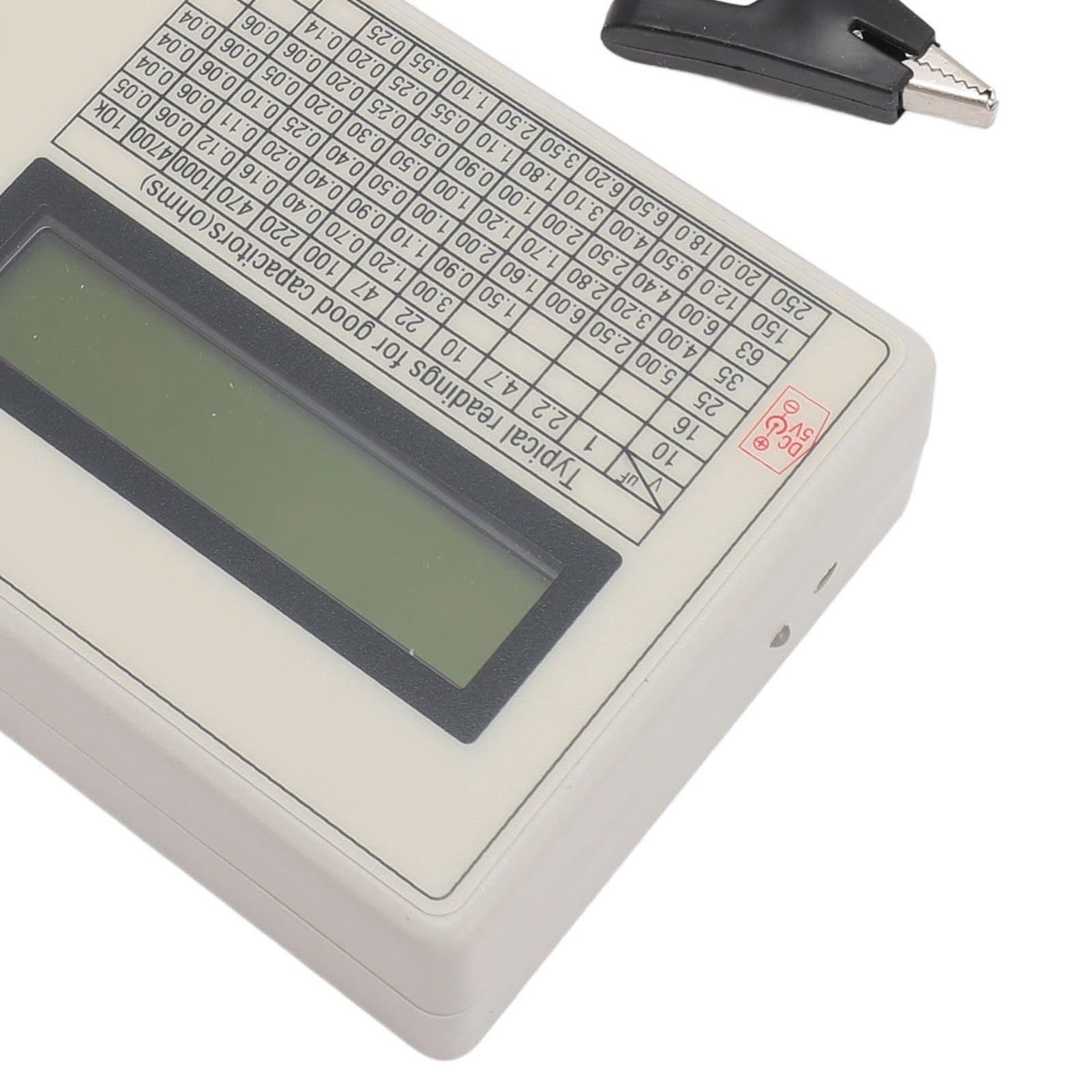 Kondensator Miernika Miernik Dokładna Funkcja Inteligentnego Wyłączania Przenośny Tester Pojemności do Warsztatu Produkcyjnego, Automatyczna Regulacja